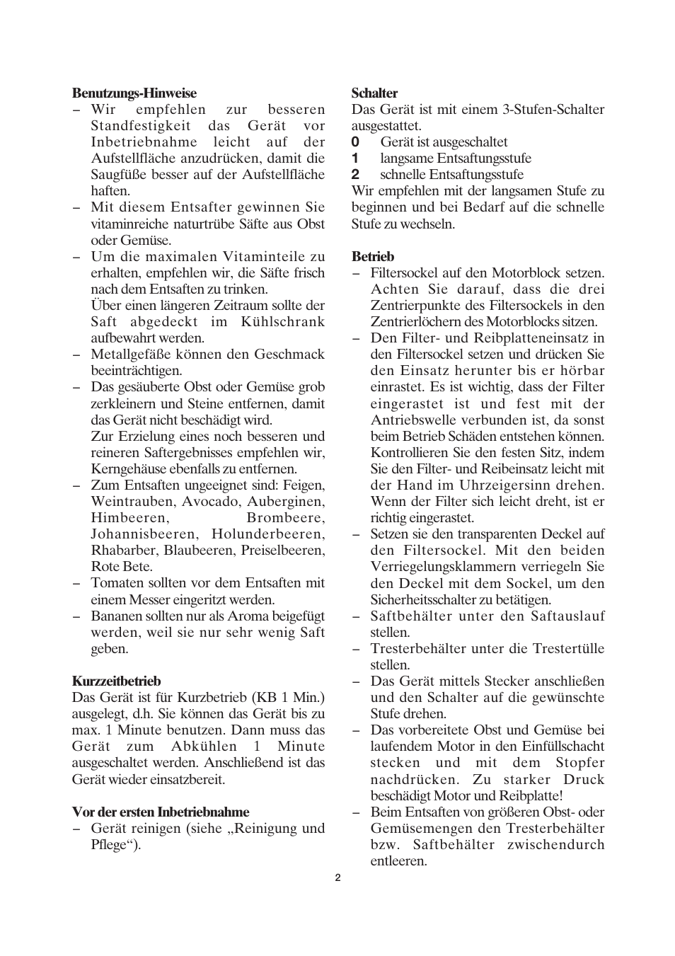 SEVERIN ES 3559 User Manual | Page 4 / 41