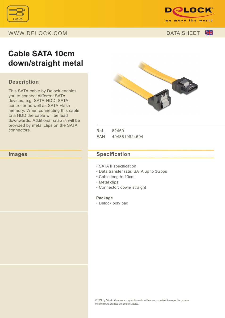 DeLOCK 82469 User Manual | 1 page