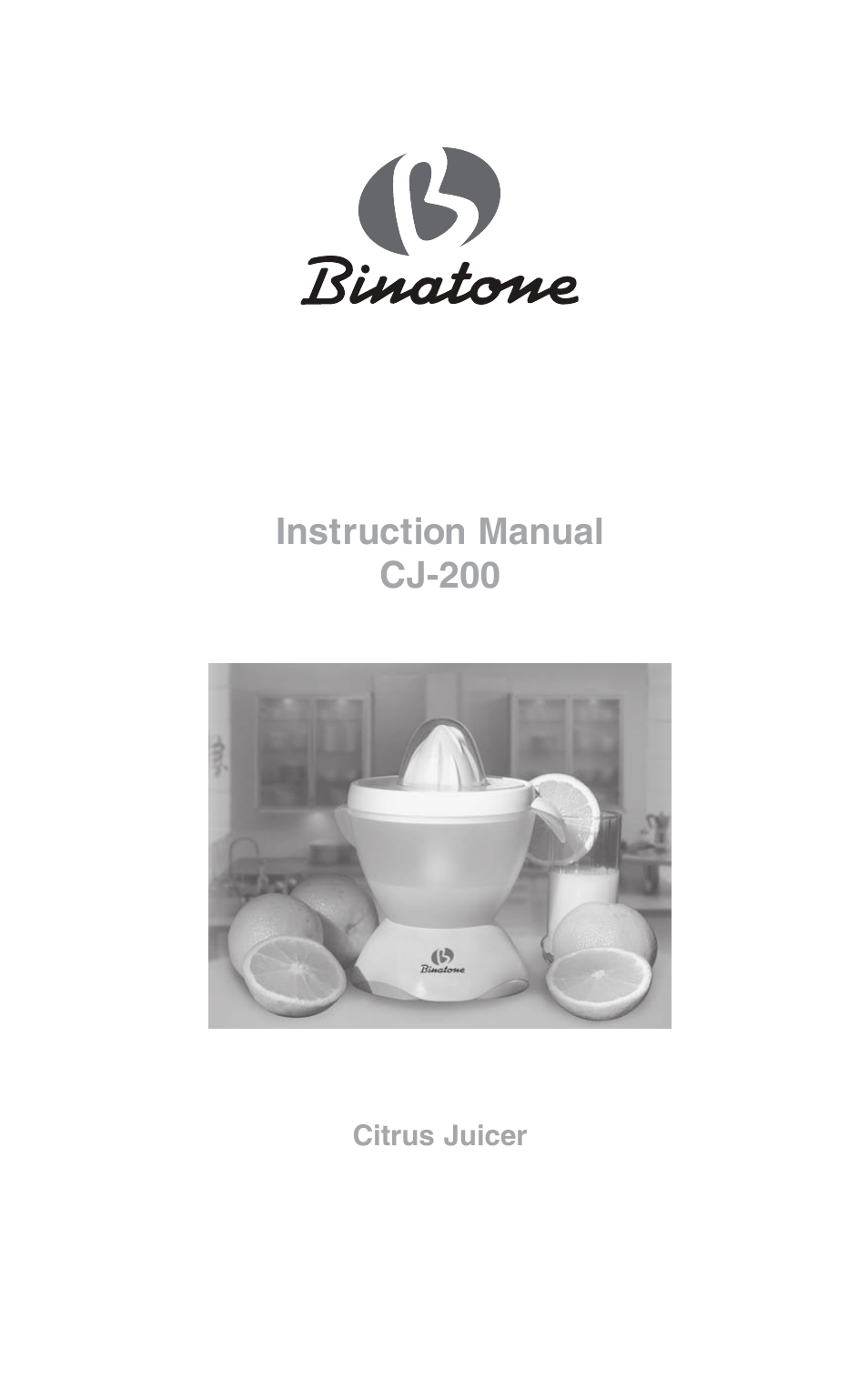 Binatone CJ-200 User Manual | 26 pages