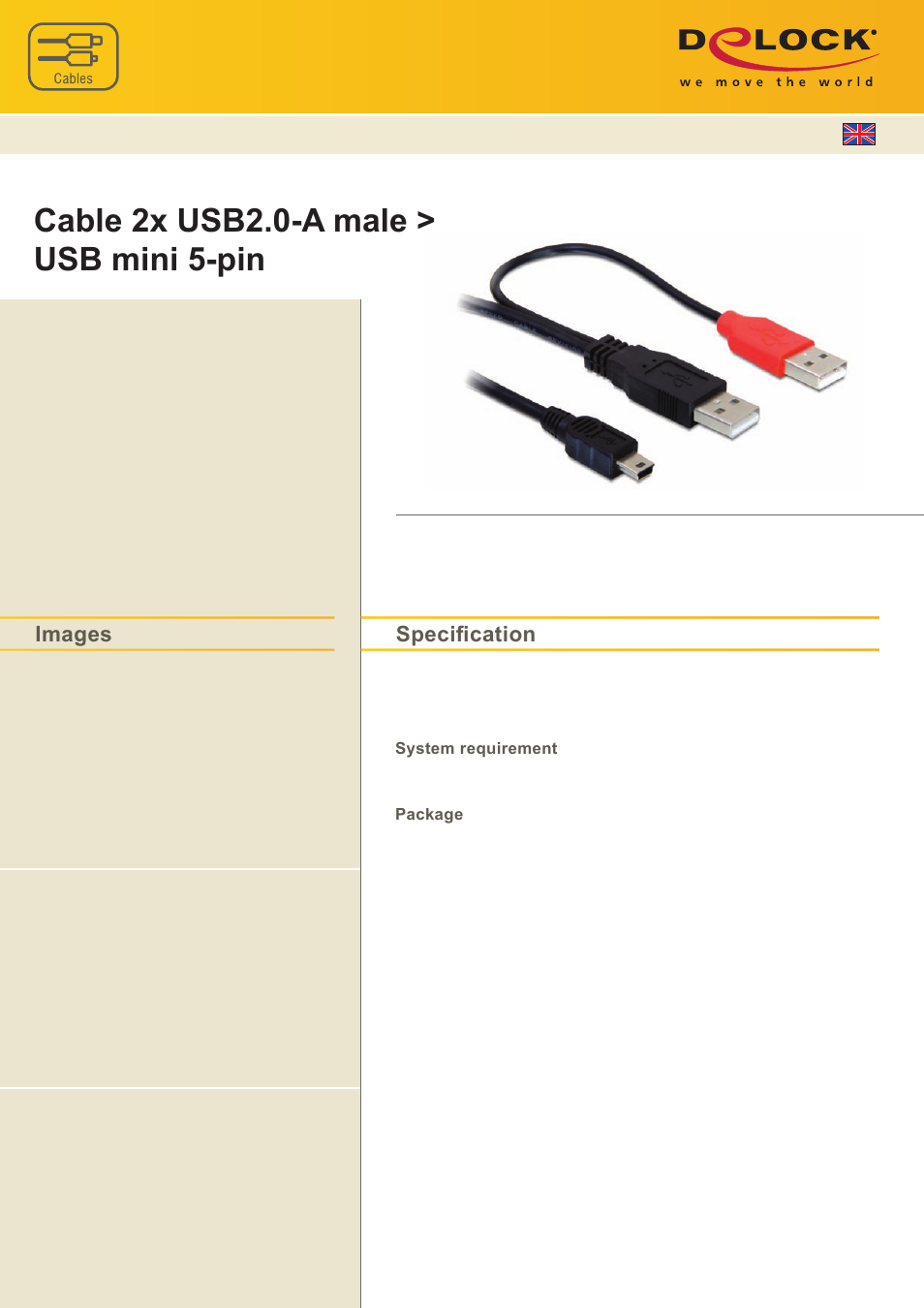 DeLOCK 82447 User Manual | 1 page