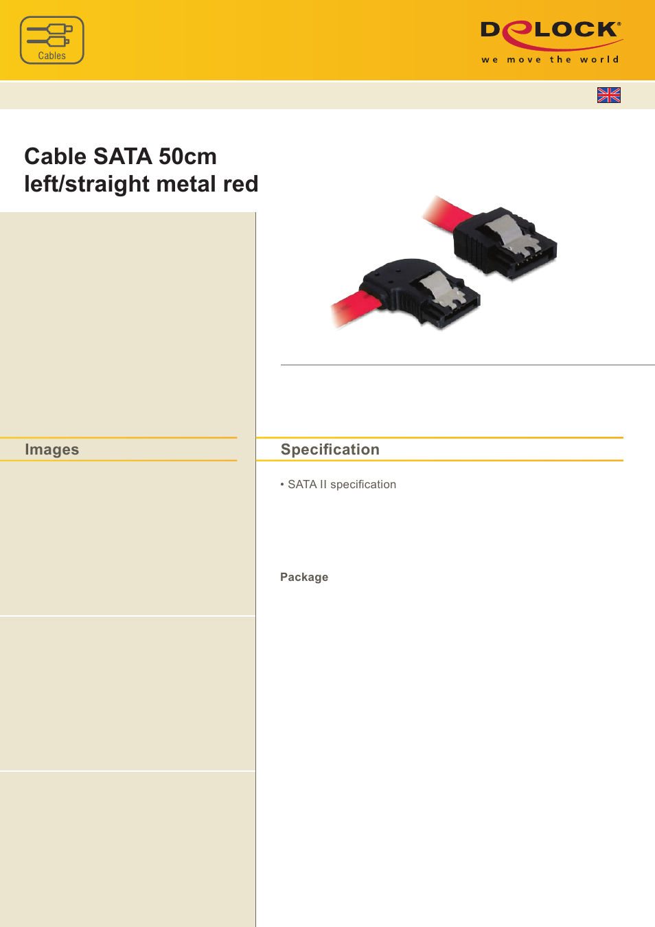 DeLOCK 82603 User Manual | 1 page