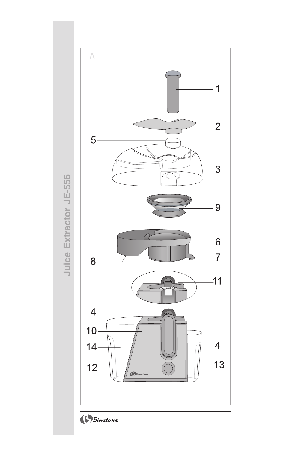 Binatone JE-556 User Manual | Page 2 / 30