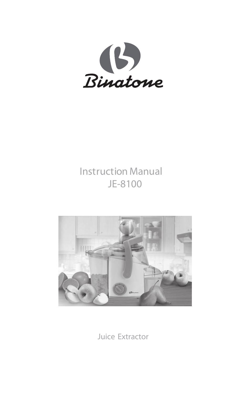 Binatone JE-8100 User Manual | 28 pages
