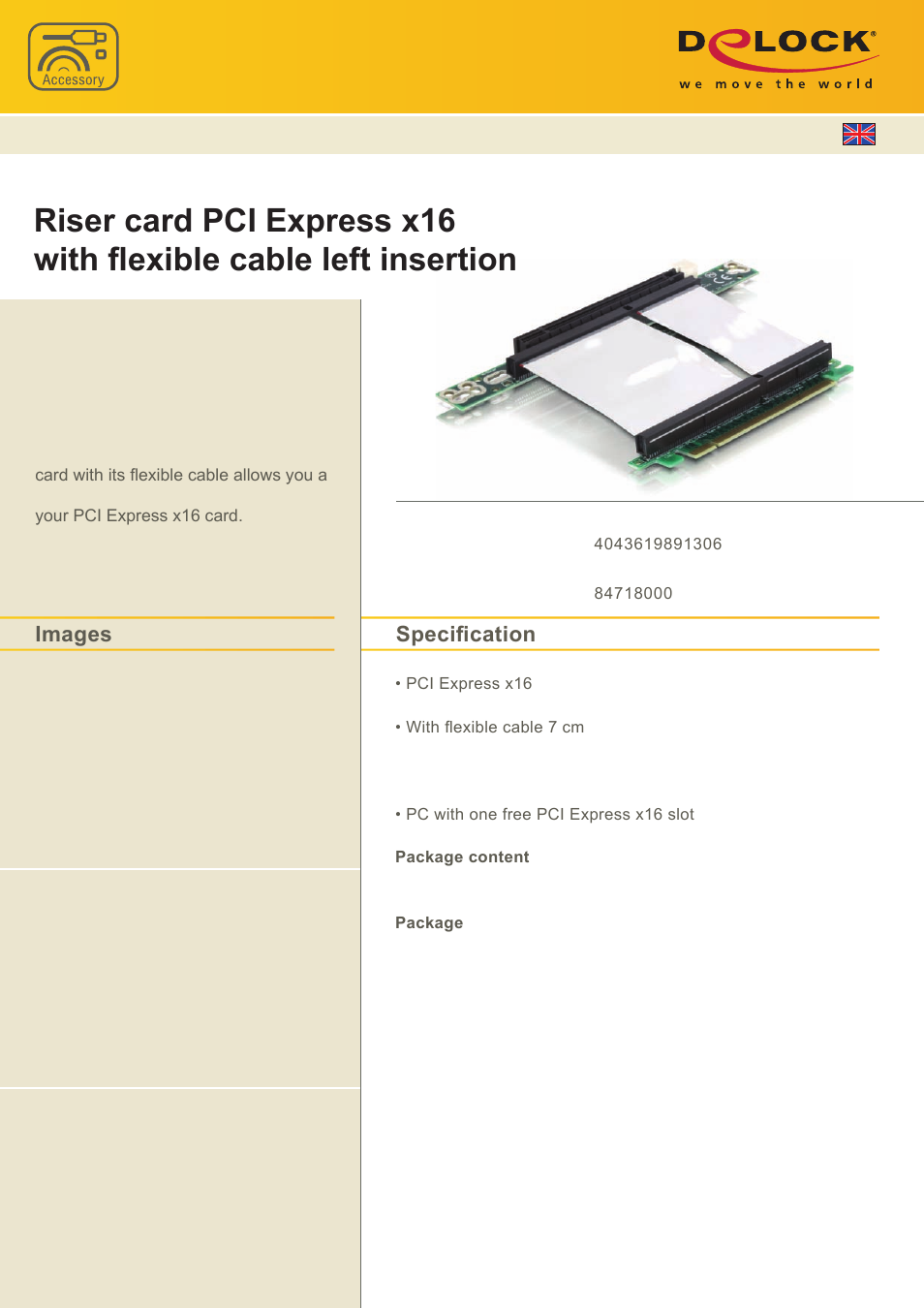 DeLOCK 89130 User Manual | 1 page