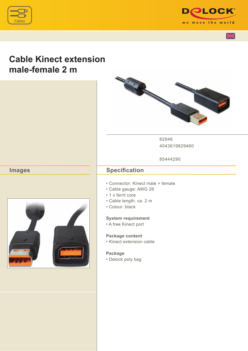 DeLOCK 82946 User Manual | 1 page