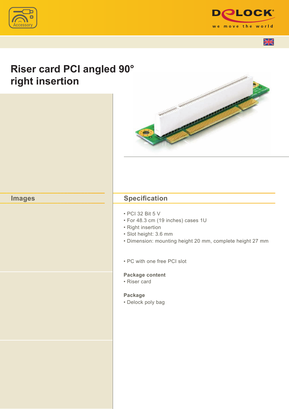 DeLOCK 89086 User Manual | 1 page