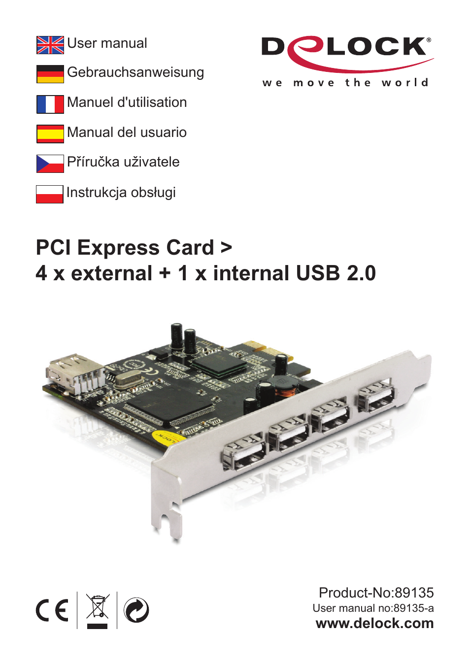 DeLOCK 89135 User Manual | 14 pages