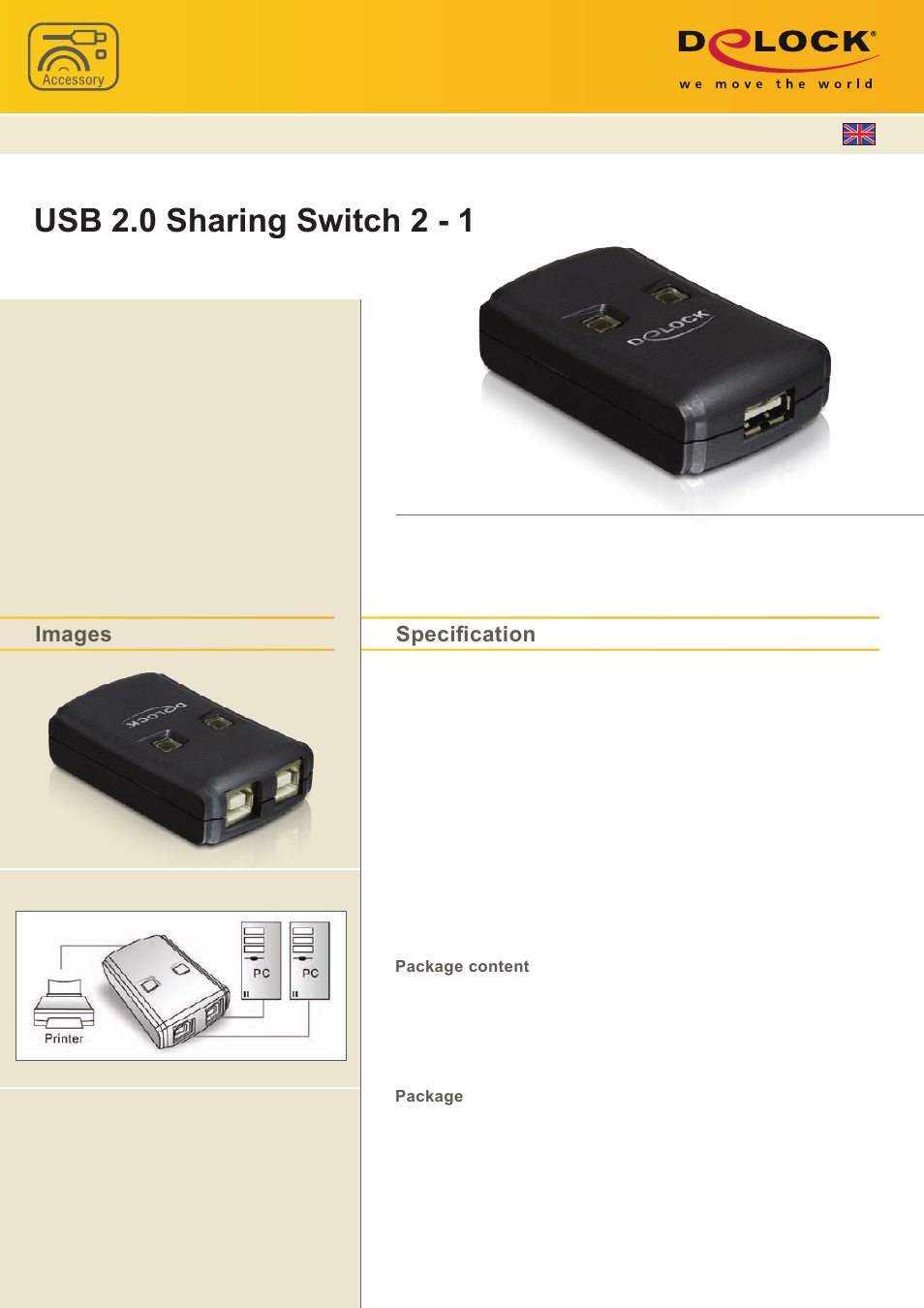 DeLOCK 87482 User Manual | 1 page