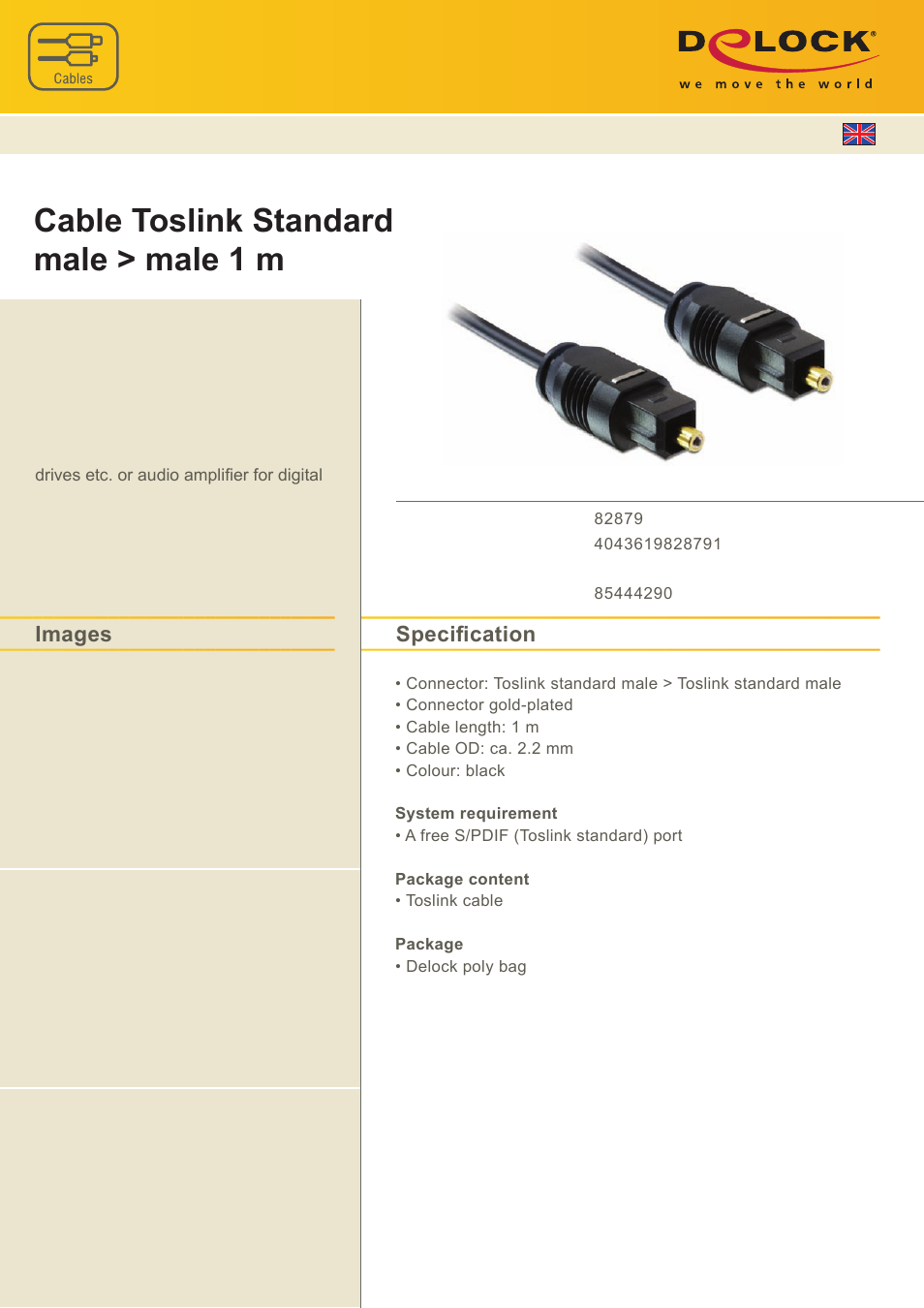 DeLOCK 82879 User Manual | 1 page