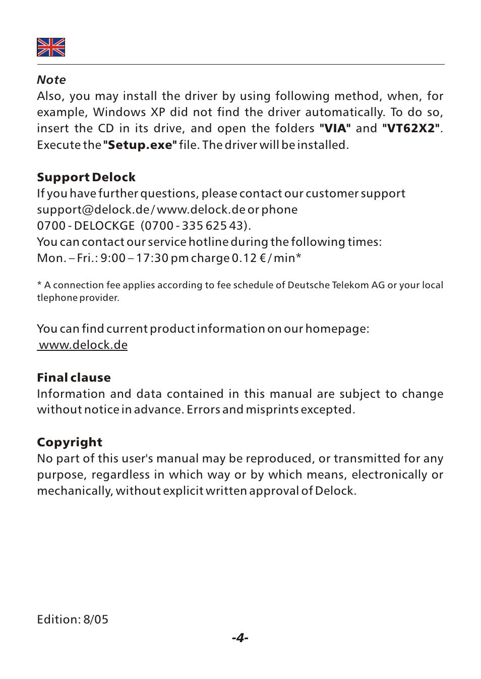 Seite4 | DeLOCK 89040 User Manual | Page 4 / 4