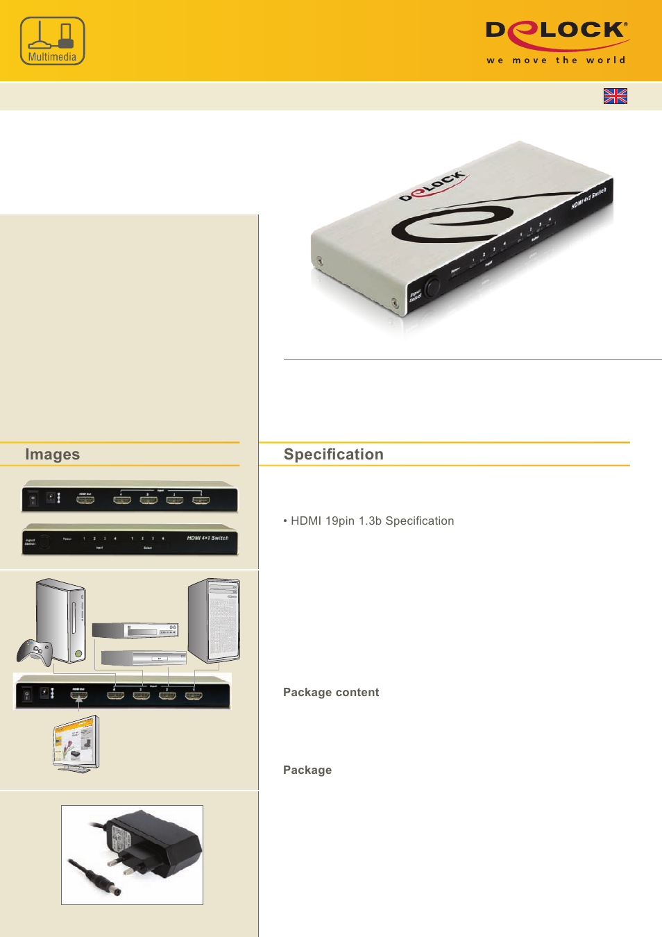 DeLOCK 87498 User Manual | 1 page