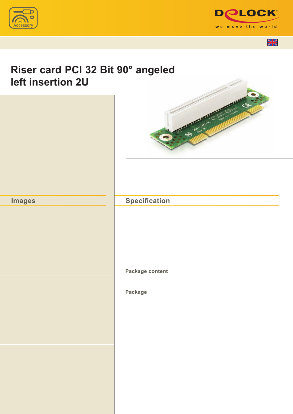 DeLOCK 89087 User Manual | 1 page
