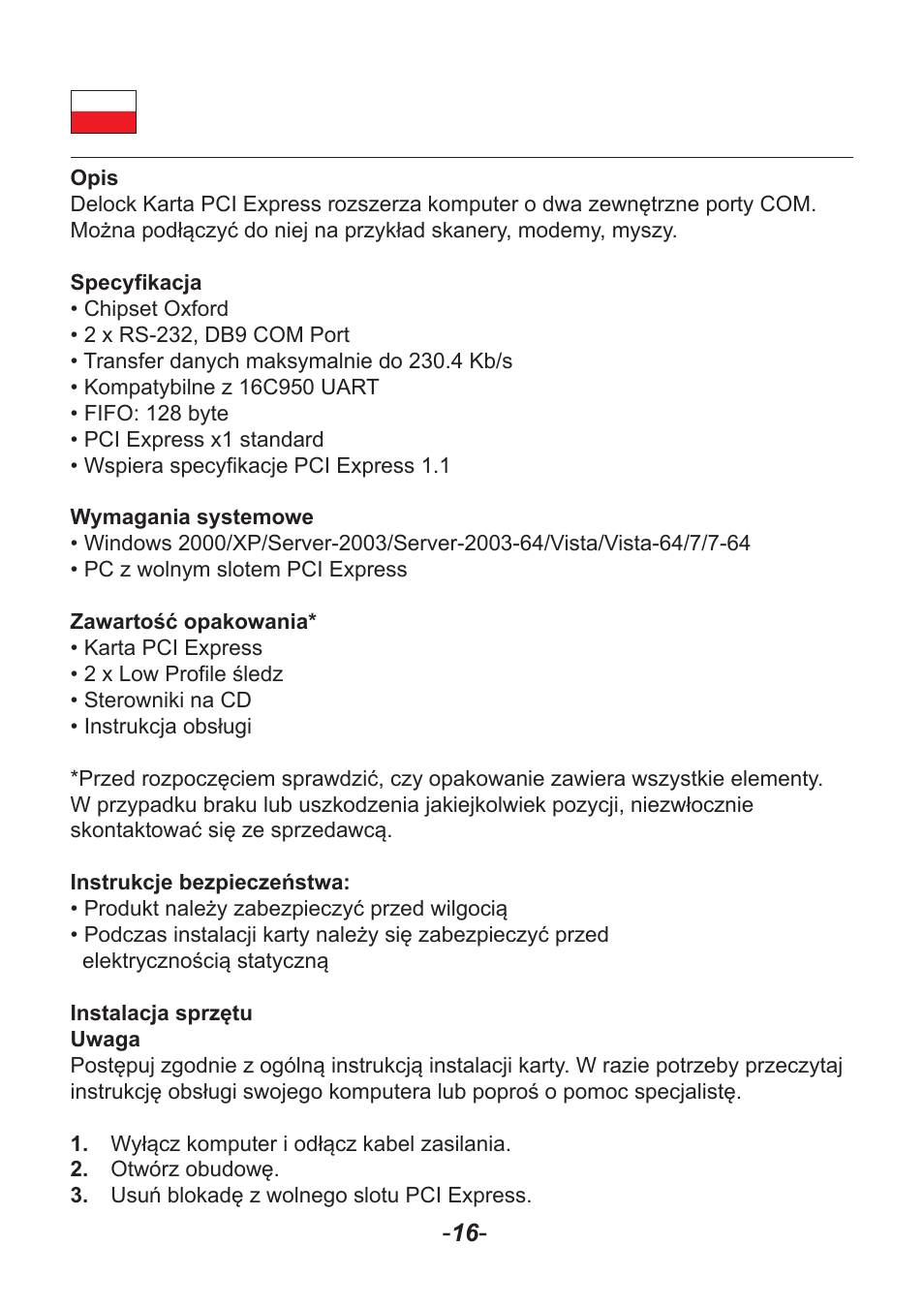 DeLOCK 89220 User Manual | Page 17 / 20