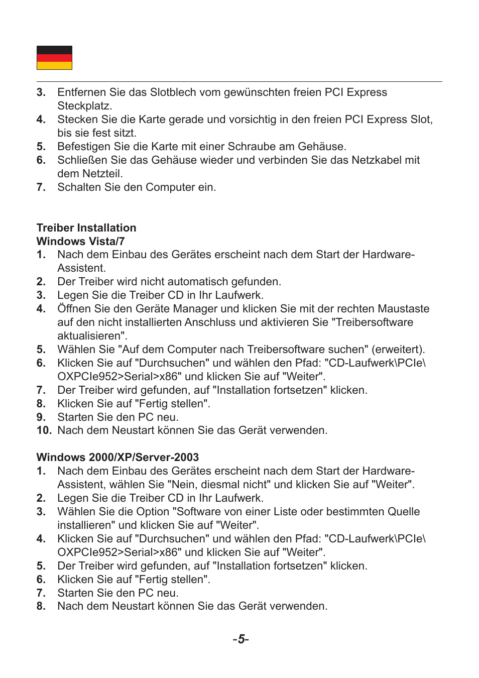 DeLOCK 89220 User Manual | Page 6 / 20