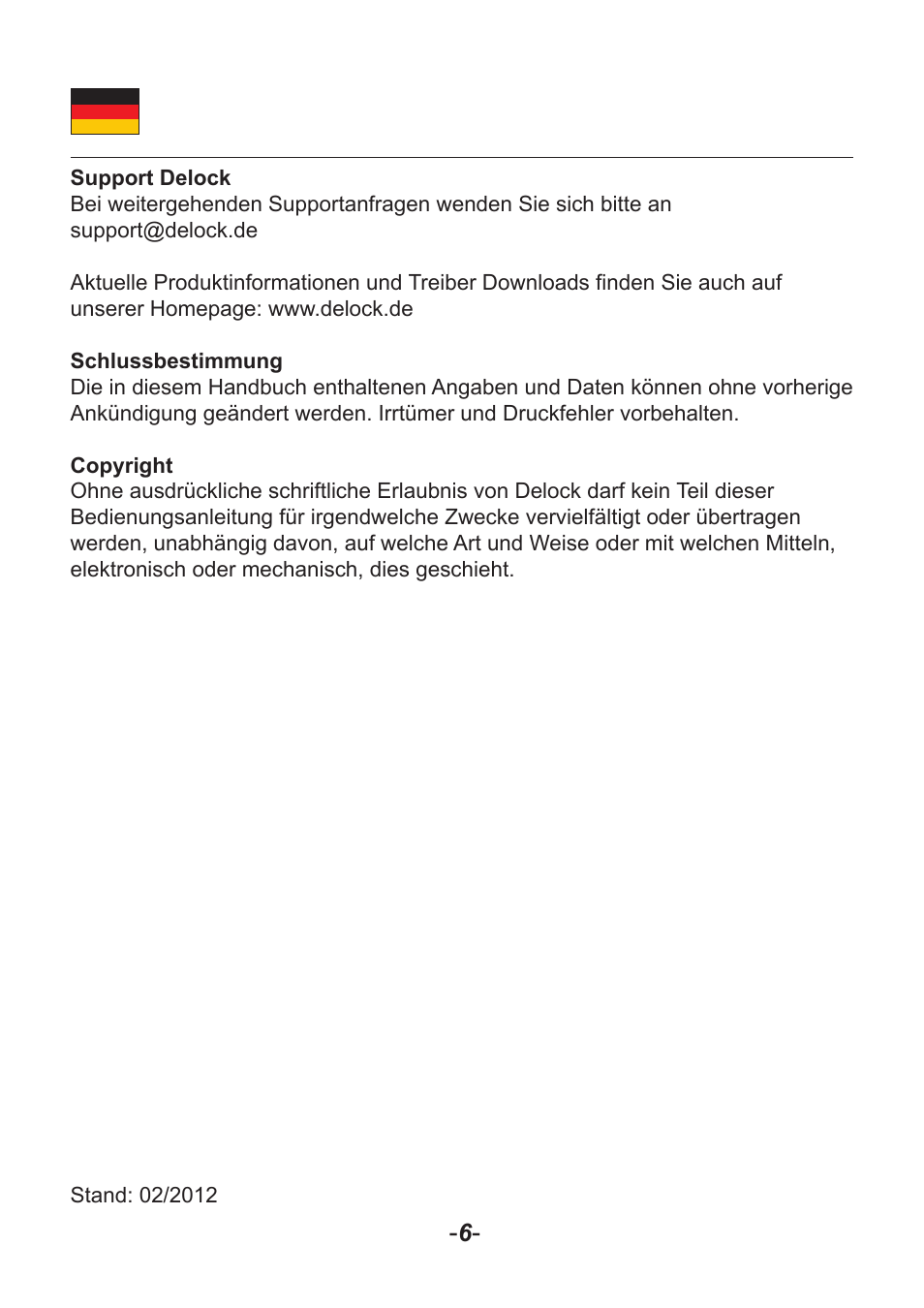 DeLOCK 89220 User Manual | Page 7 / 20