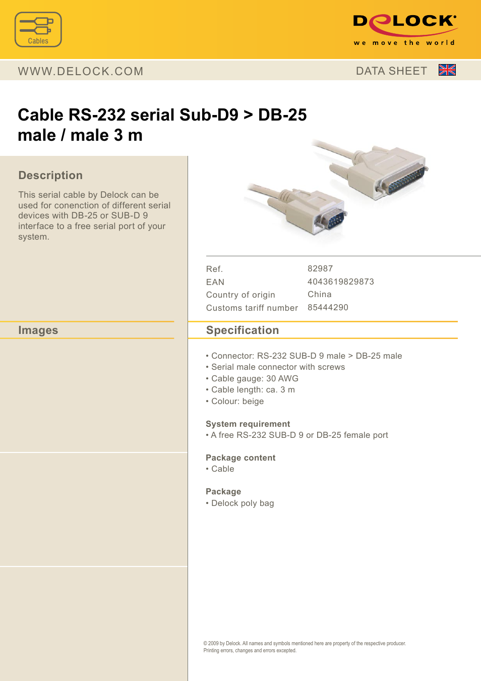 DeLOCK 82987 User Manual | 1 page