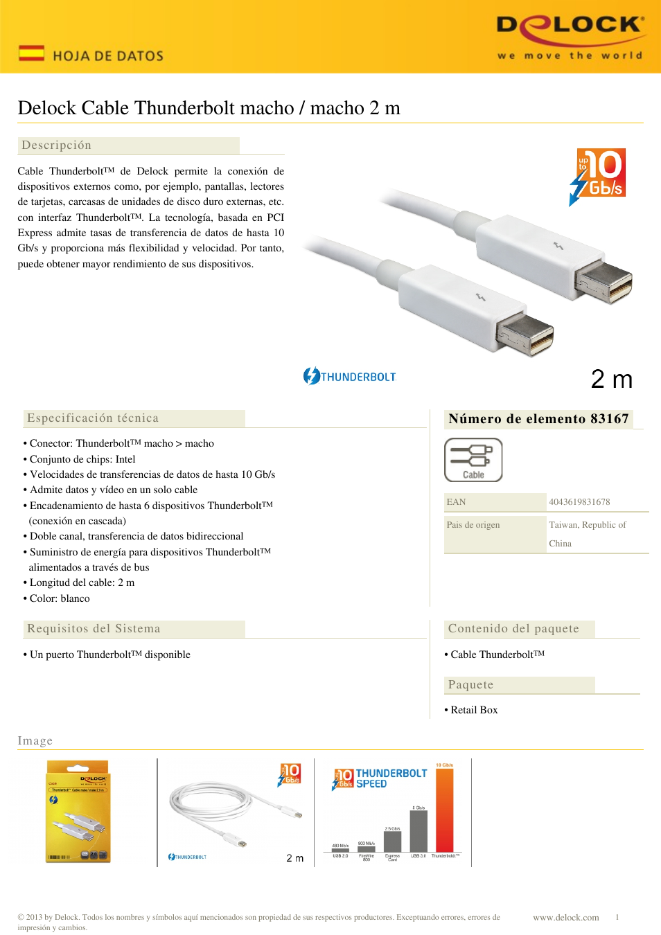 DeLOCK 83167 User Manual | 1 page