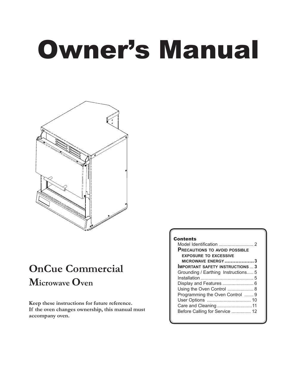 ACP MOC5241 Owner's Manual User Manual | 12 pages