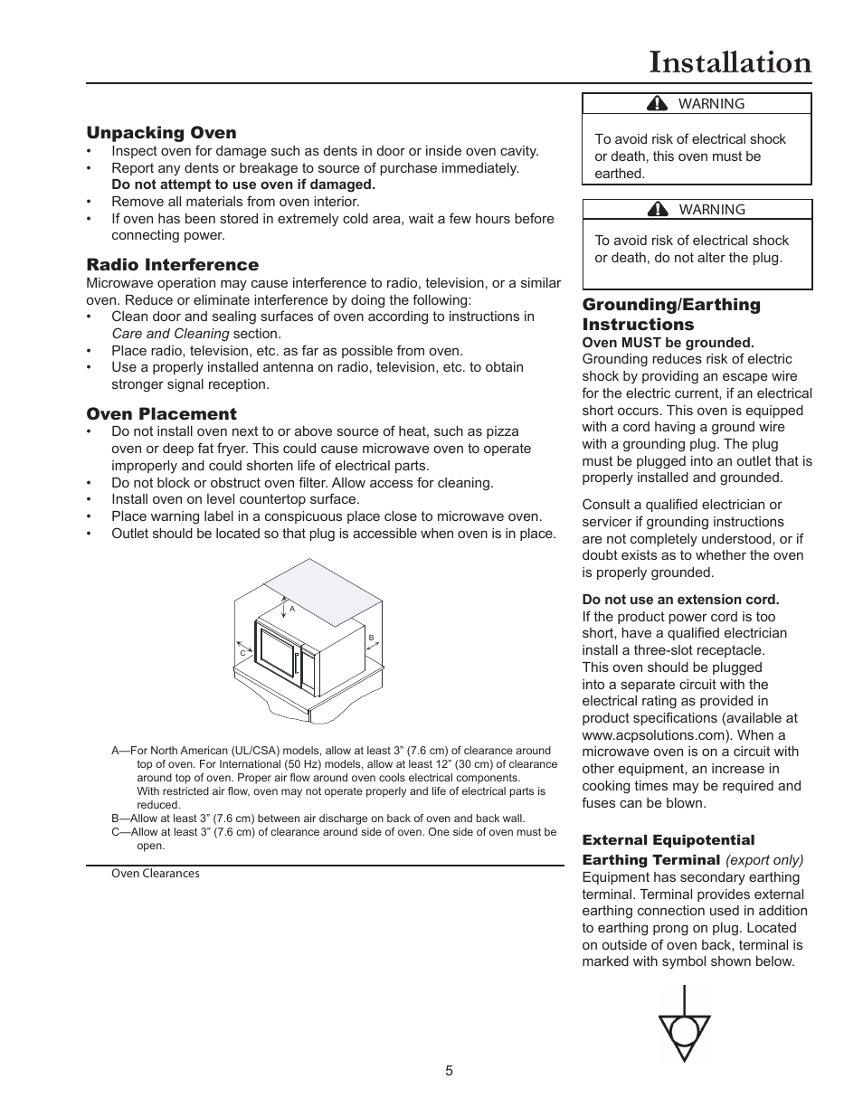 Installation | ACP MMS10TS Owner's Manual User Manual | Page 5 / 12