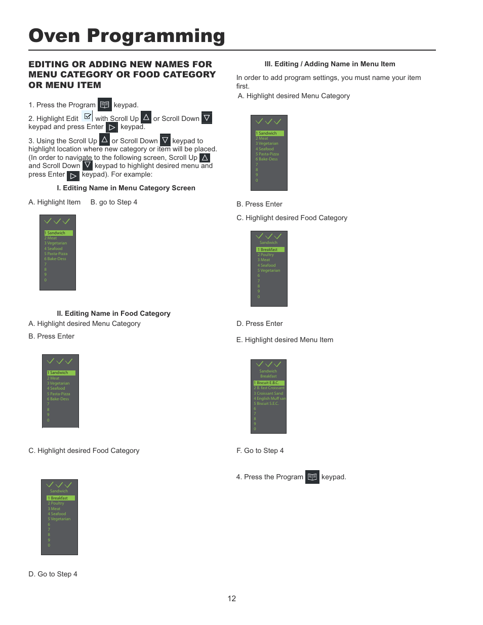Oven programming | ACP MXP5221 Owner's Manual User Manual | Page 12 / 20