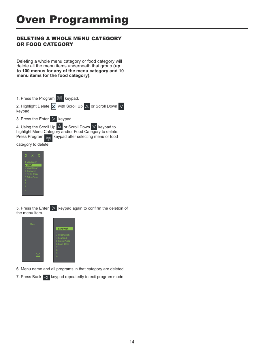 Oven programming | ACP MXP5221 Owner's Manual User Manual | Page 14 / 20