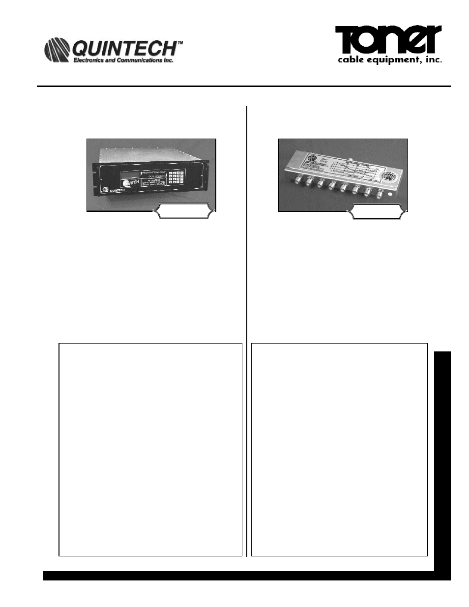 Toner Cable LSx 2150A (LS 16 2150A) Active L-Band (950-2150MHz) Power Divider-Splitters User Manual | 2 pages