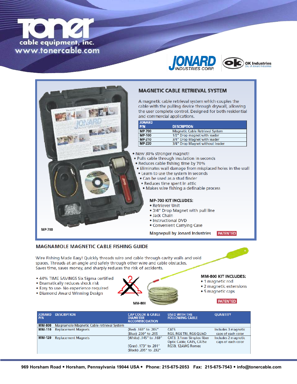 Toner Cable JIC-891 Connector-Crimping Pliers with Side Cutters User Manual | Page 22 / 22