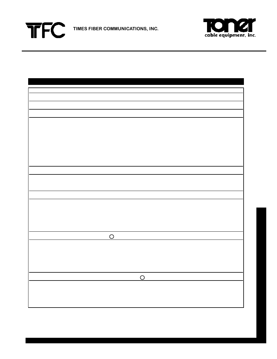 Toner Cable T10 Drop Cable RG6 Series User Manual | 2 pages