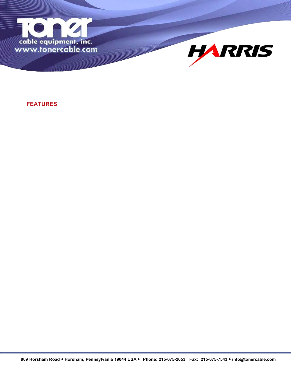 6hohqlr, 0hgld&rqyhujhqfh3odwirup, Features | Toner Cable SELENIO Media Convergence Platform User Manual | Page 2 / 12