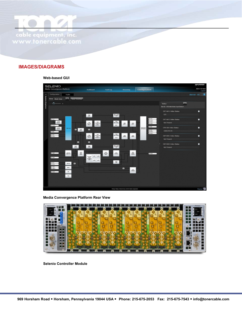 6hohqlr0hgld&rqyhujhqfh3odwirup, Images/diagrams | Toner Cable SELENIO Media Convergence Platform User Manual | Page 6 / 12