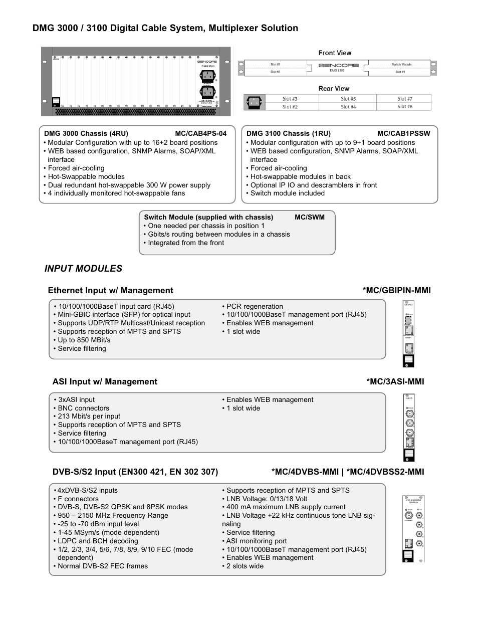 Toner Cable DMG 3000 _ 3100 Digital Cable System, Multiplexer User Manual | Page 2 / 4