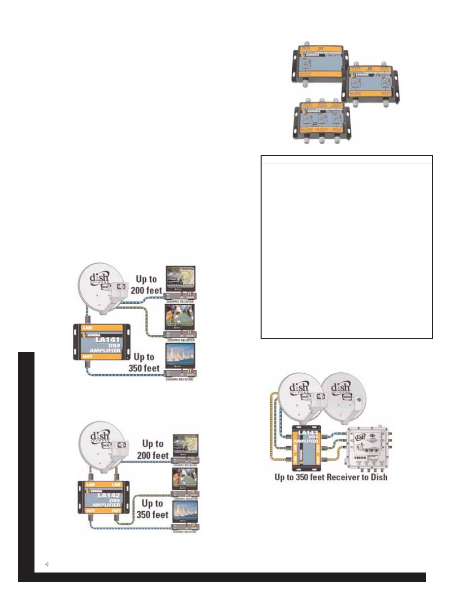 Toner Cable PAL1-T Satellite Amplifiers User Manual | Page 2 / 2