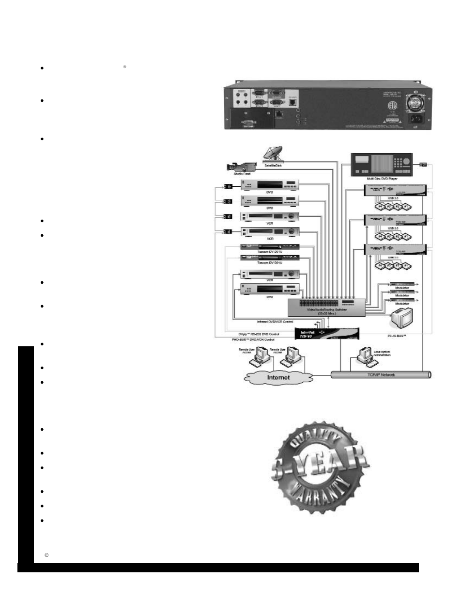 Toner Cable TCD-V3 Network Managed Video System User Manual | Page 2 / 2