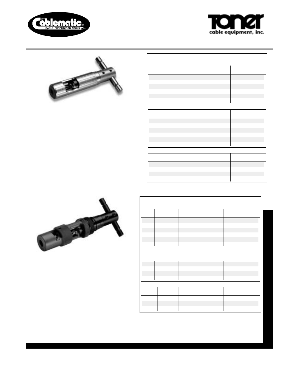 Toner Cable RTT Round Taper Tool User Manual | 4 pages