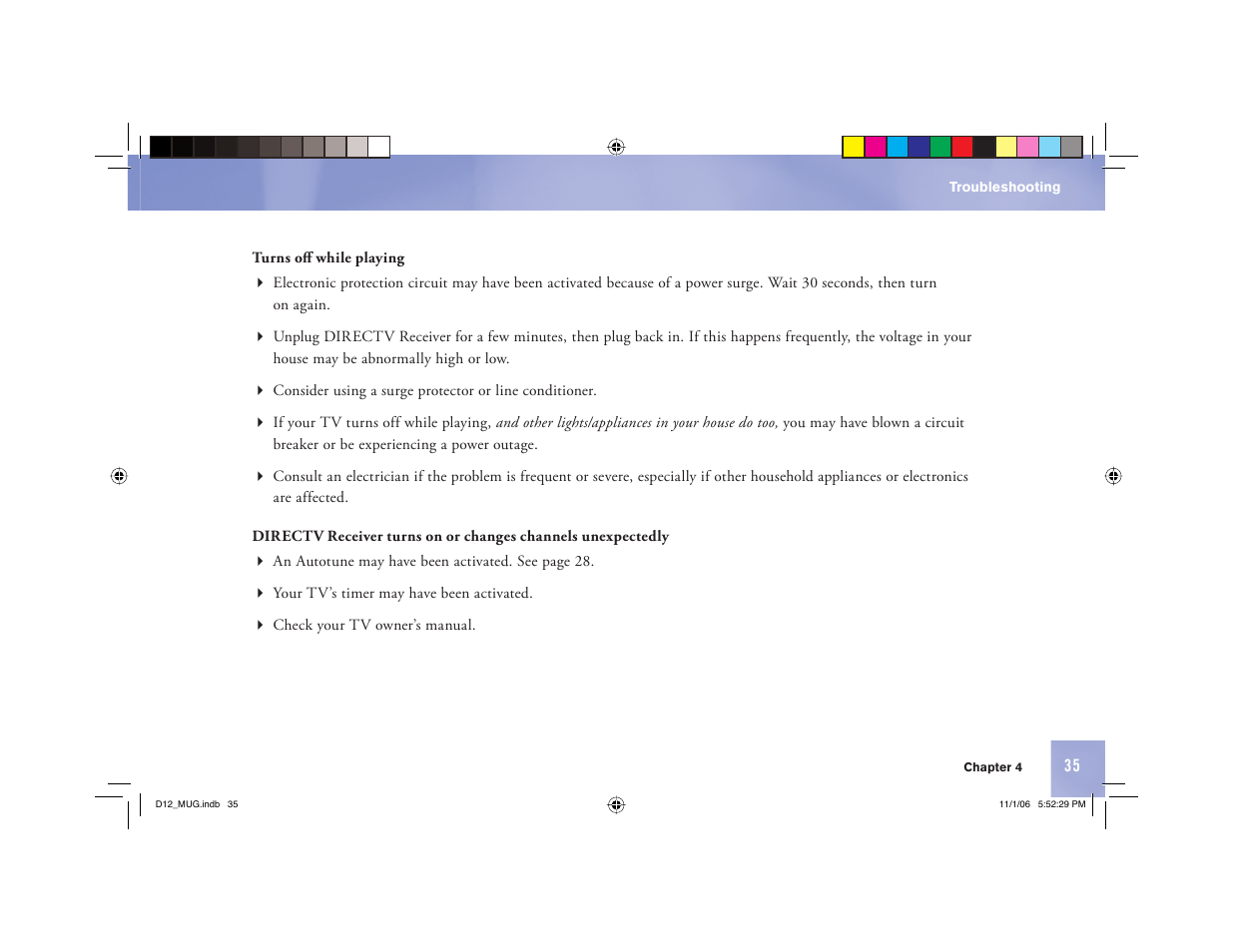 Toner Cable D12 Digital Satellite Receiver User Manual | Page 43 / 81
