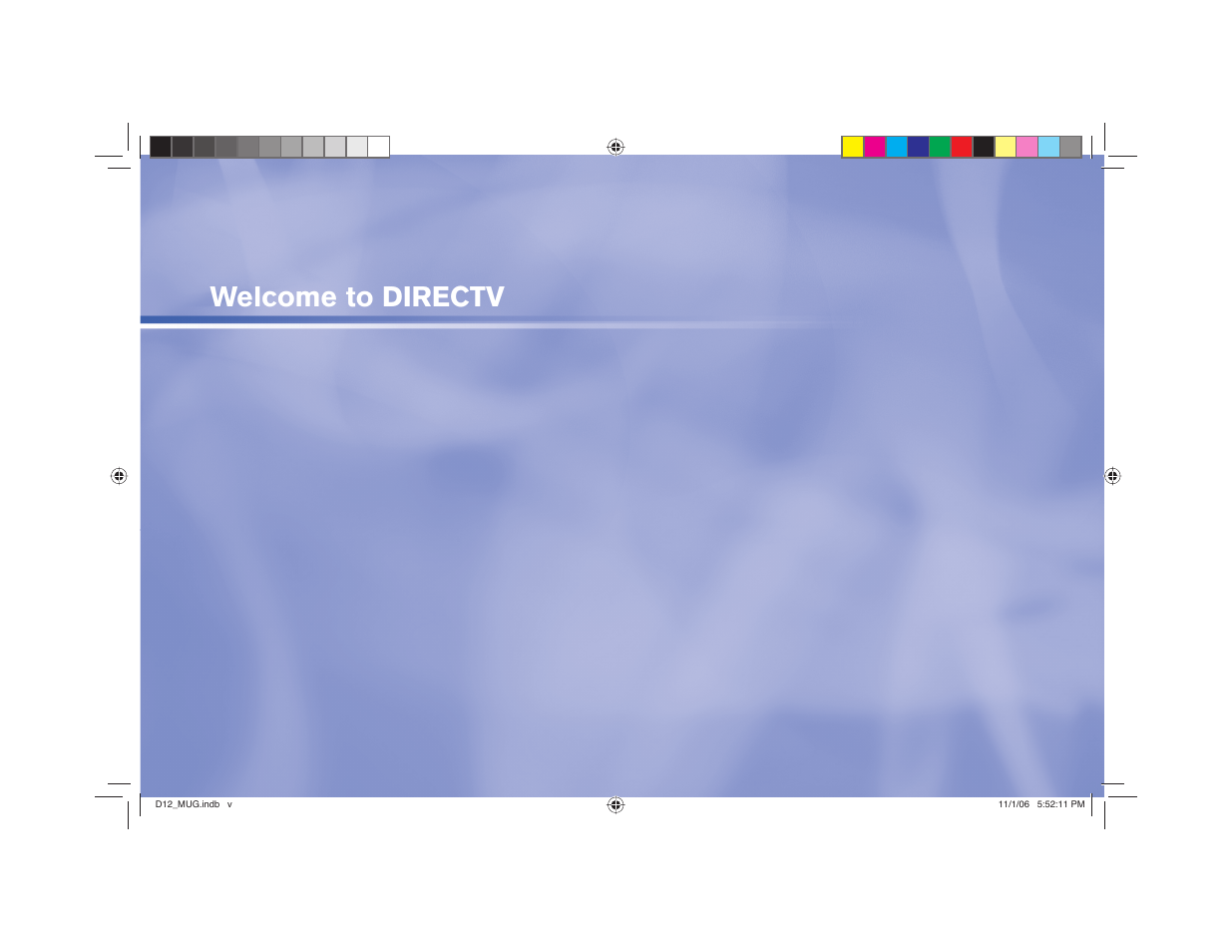 Welcome to directv | Toner Cable D12 Digital Satellite Receiver User Manual | Page 5 / 81