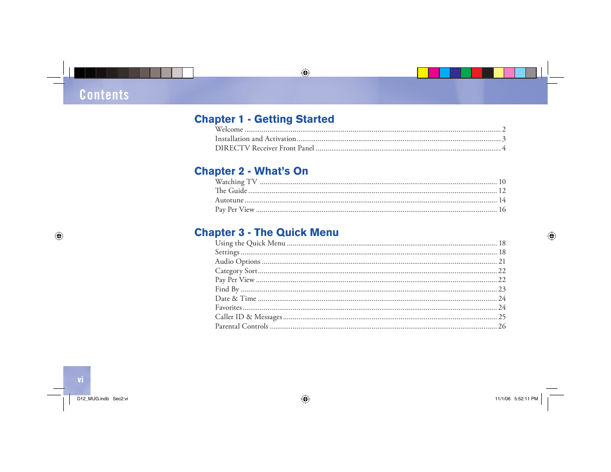 Toner Cable D12 Digital Satellite Receiver User Manual | Page 6 / 81