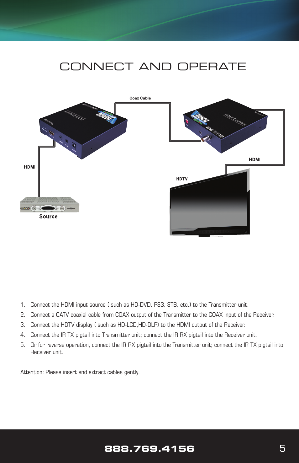 Connect and operate | VANCO VPW-280577 User Manual | Page 5 / 12