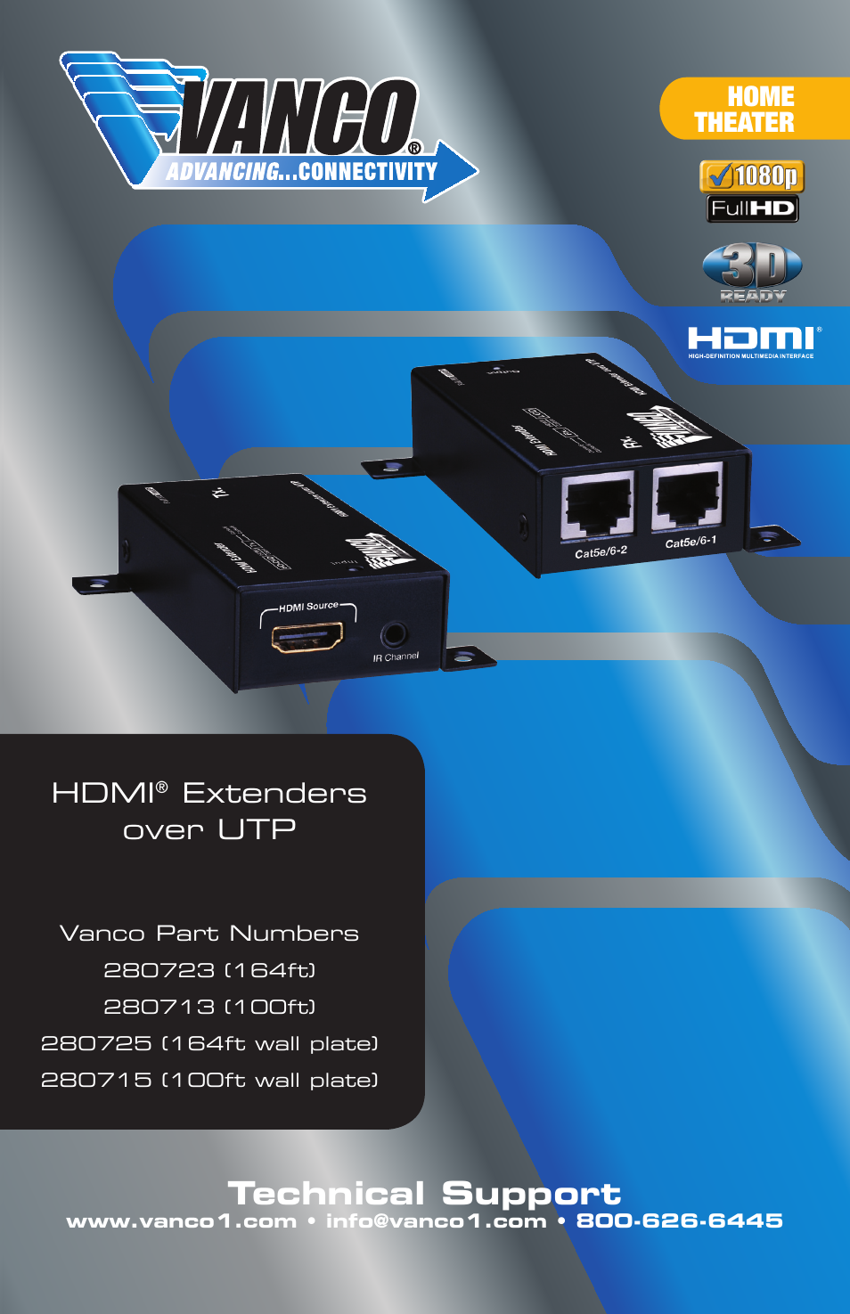 VANCO 280715 (100ft wall plate) User Manual | 12 pages