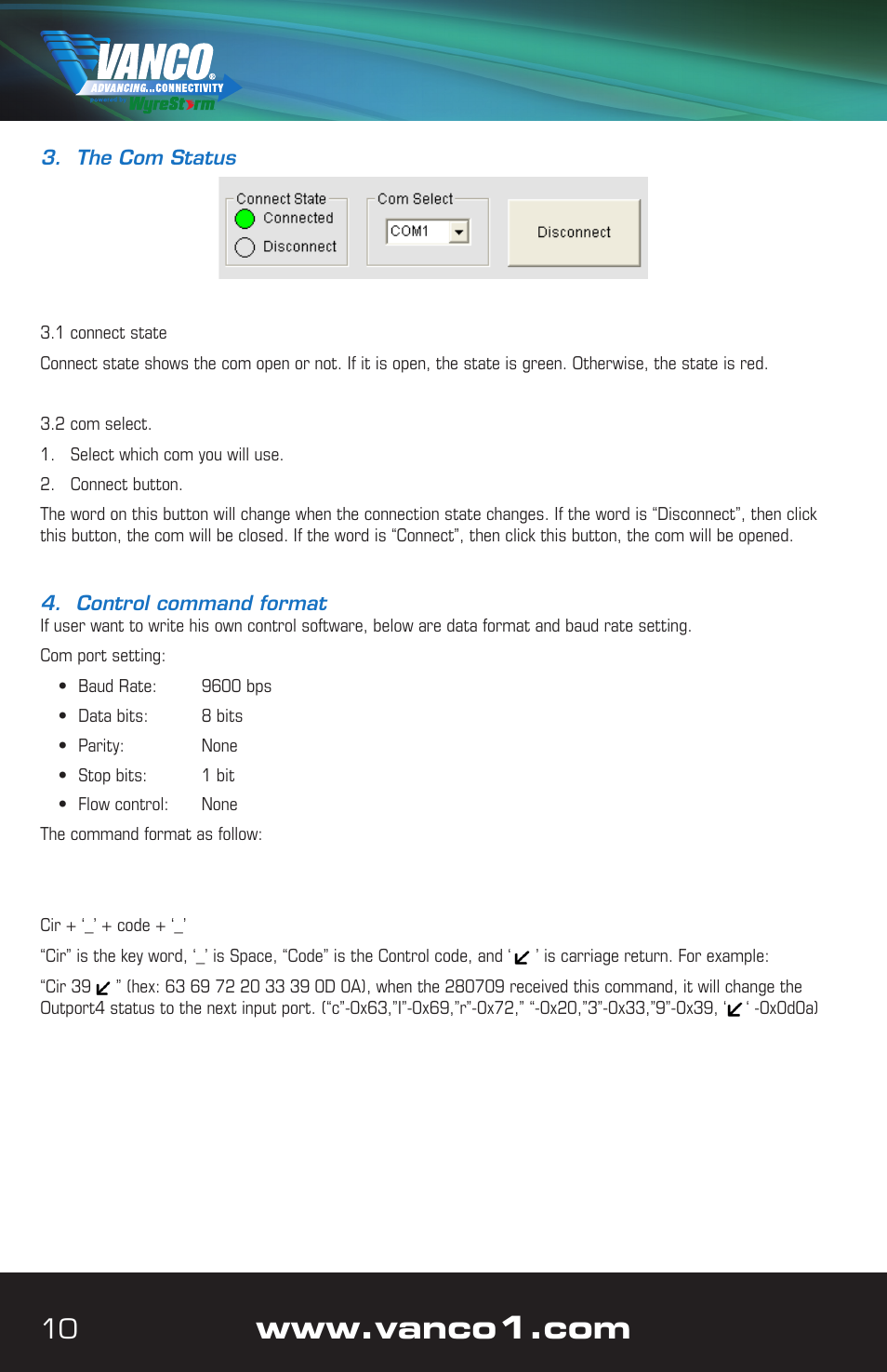 VANCO VPW-280709 (8X8) User Manual | Page 10 / 20