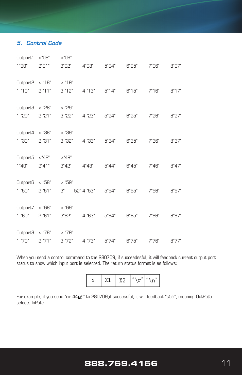 VANCO VPW-280709 (8X8) User Manual | Page 11 / 20