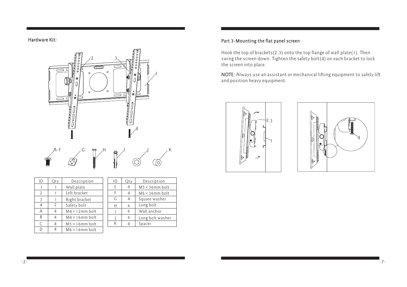 VANCO WM2342T User Manual | Page 2 / 4