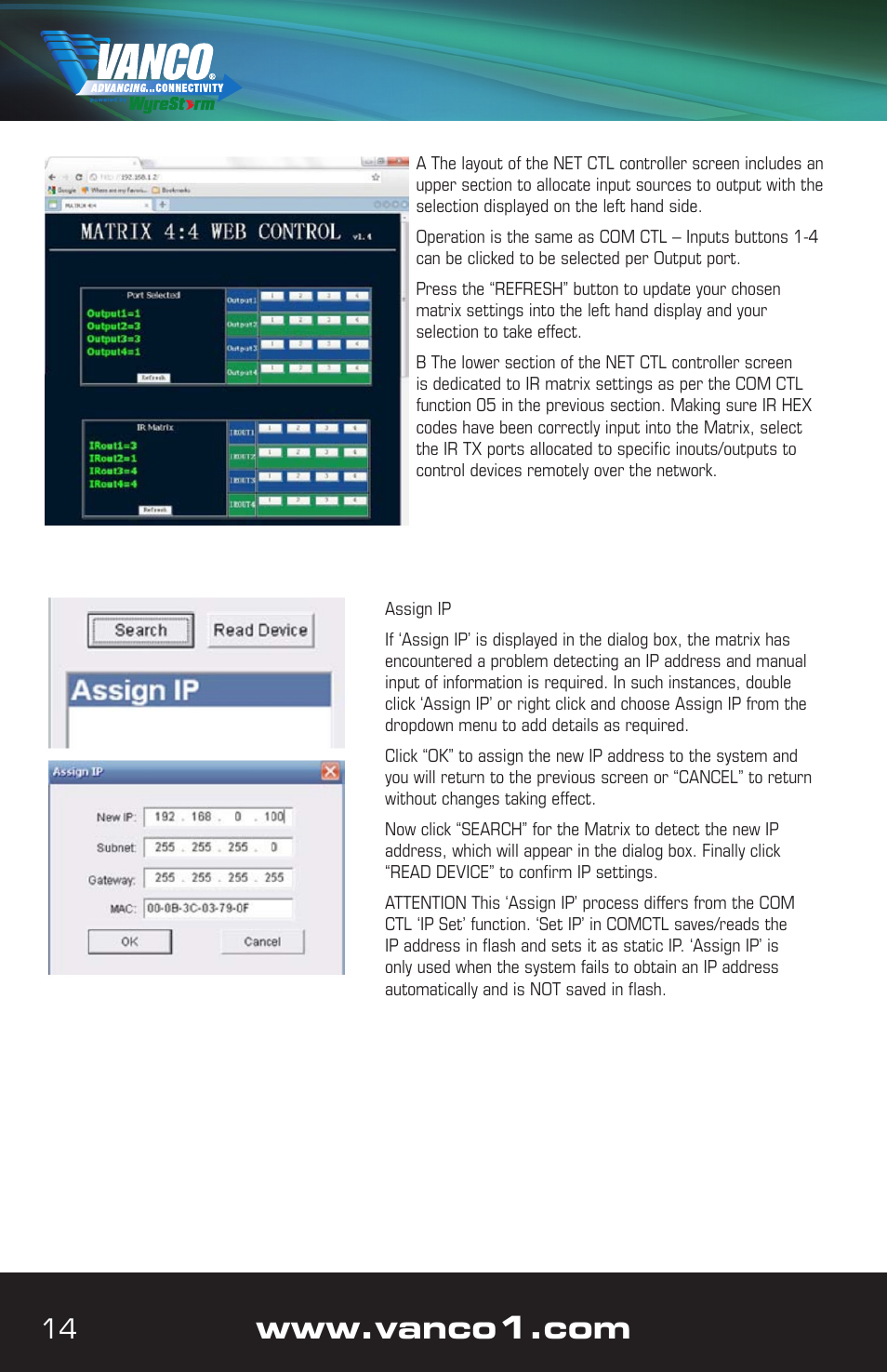 VANCO VPW-280754 User Manual | Page 14 / 20