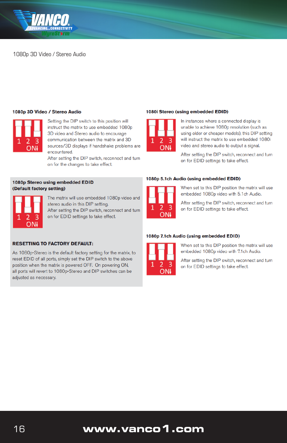 VANCO VPW-280754 User Manual | Page 16 / 20