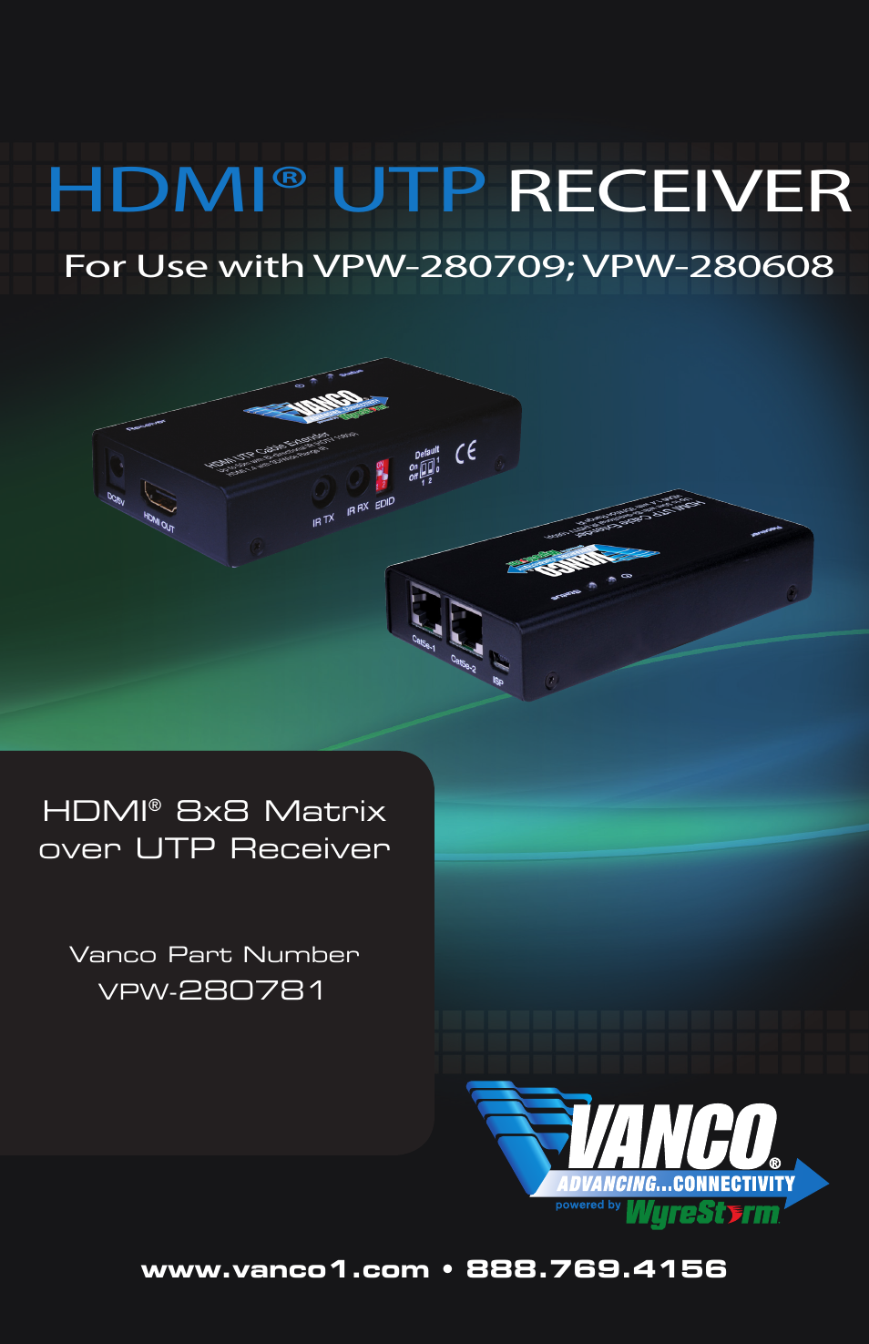 VANCO VPW-280608 User Manual | 8 pages