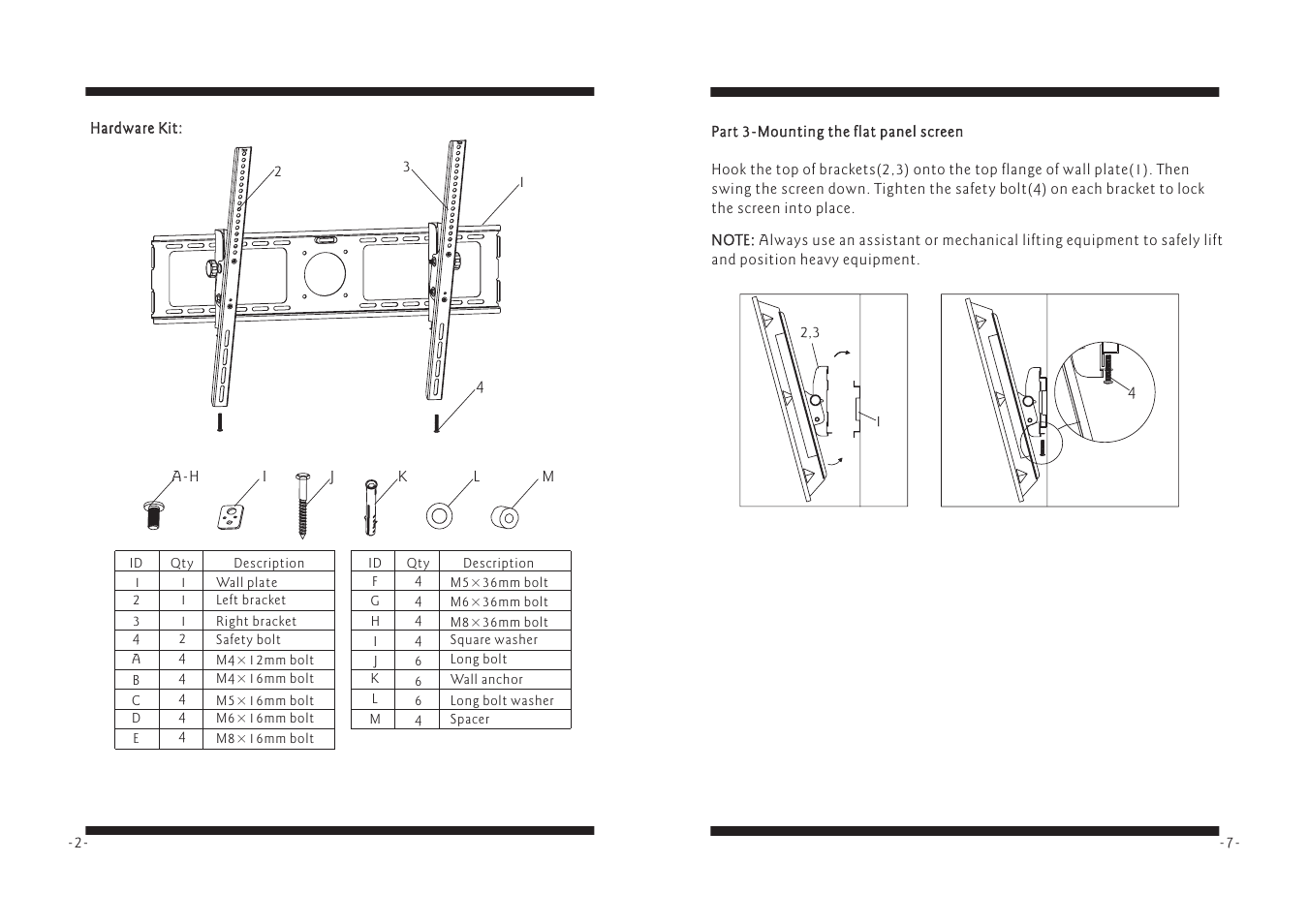 VANCO WM3665T User Manual | Page 2 / 4