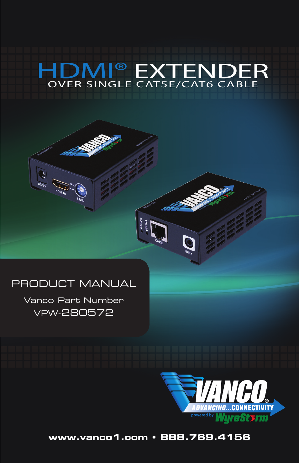 VANCO VPW-280572 User Manual | 12 pages