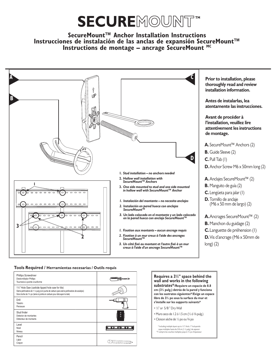 VANCO SMA3000 User Manual | 4 pages