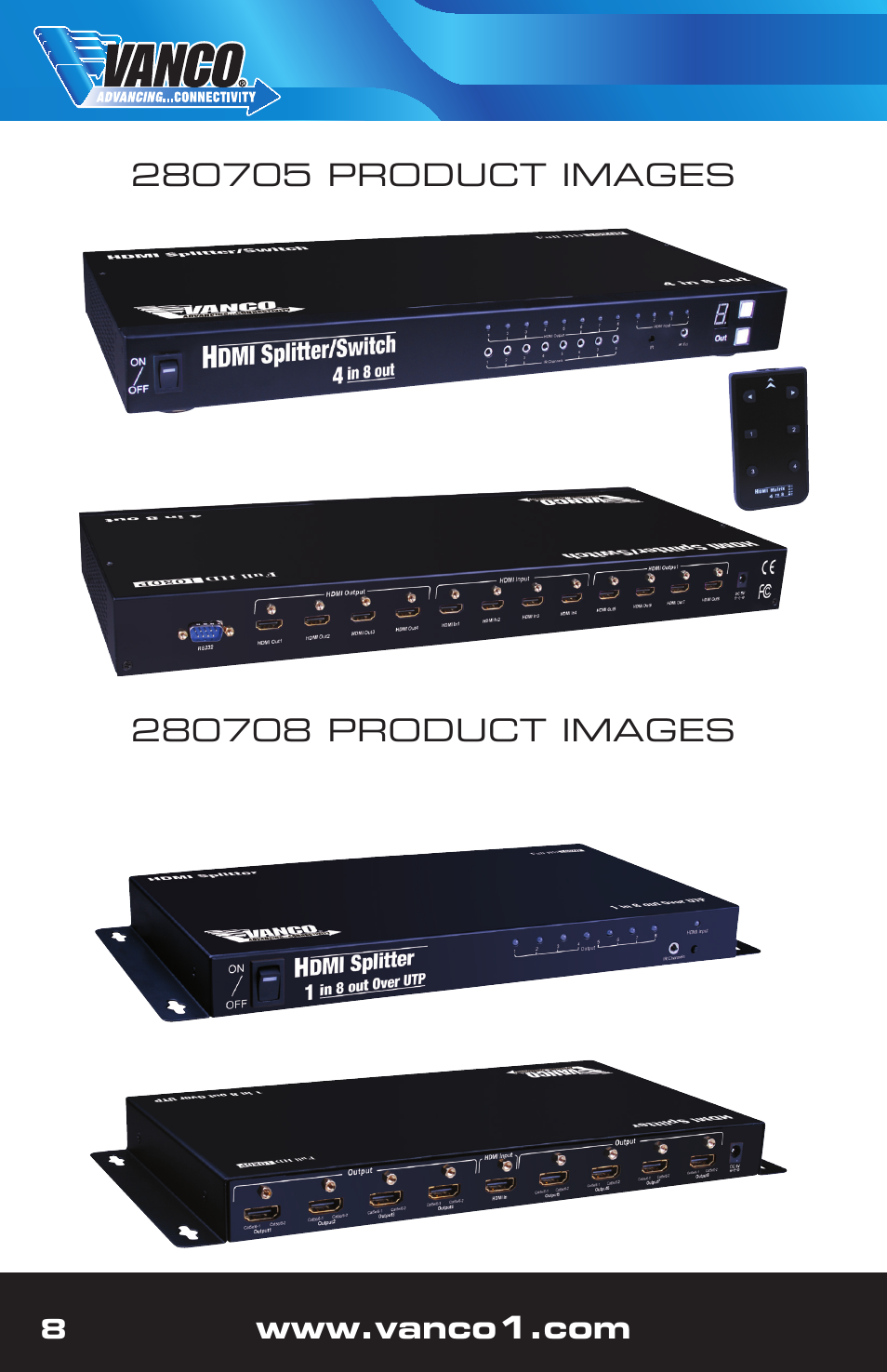 VANCO 280702 (1x2) User Manual | Page 8 / 12