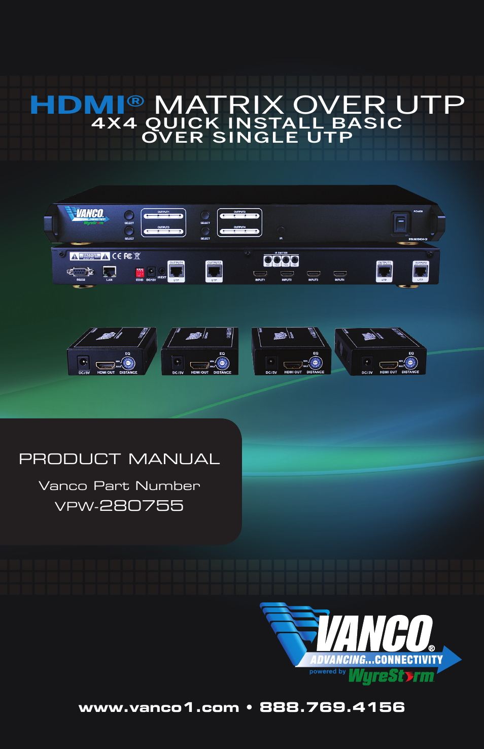 VANCO VPW-280755 User Manual | 20 pages